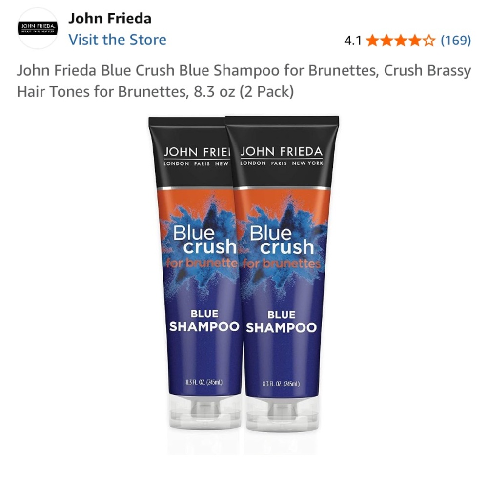 Blue Shampoo for Brunettes